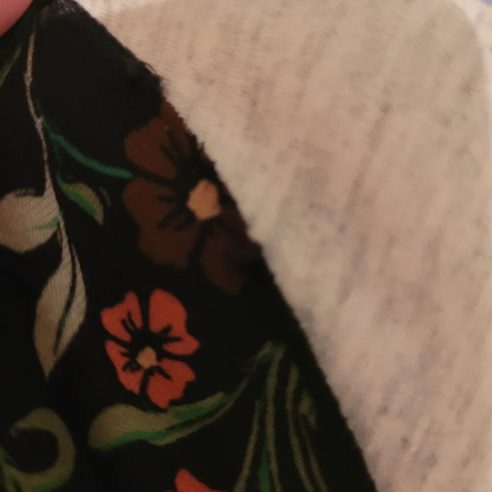 Free People Floral Black Long Sleeve Women's Top Size Large - Picture 9 of 10